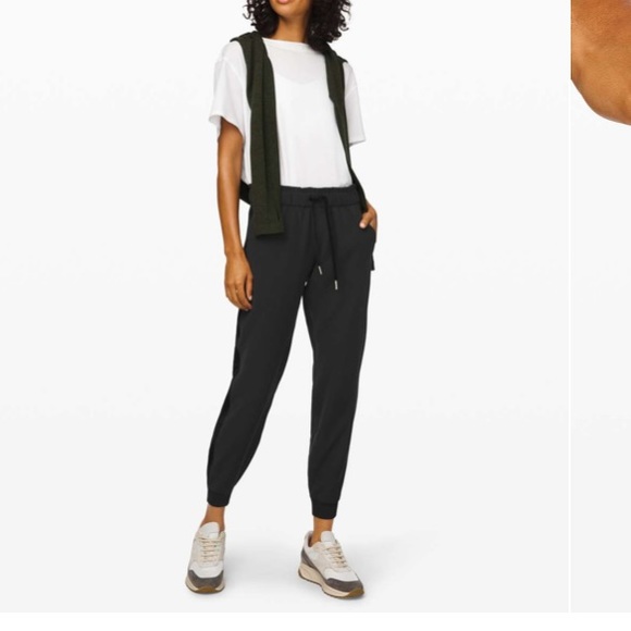 Lululemon On the Fly Jogger * Velvet Trim Sz:8 - Picture 2 of 16